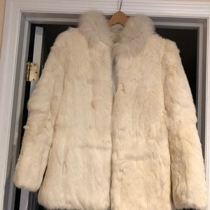 Rabbit fur jacket